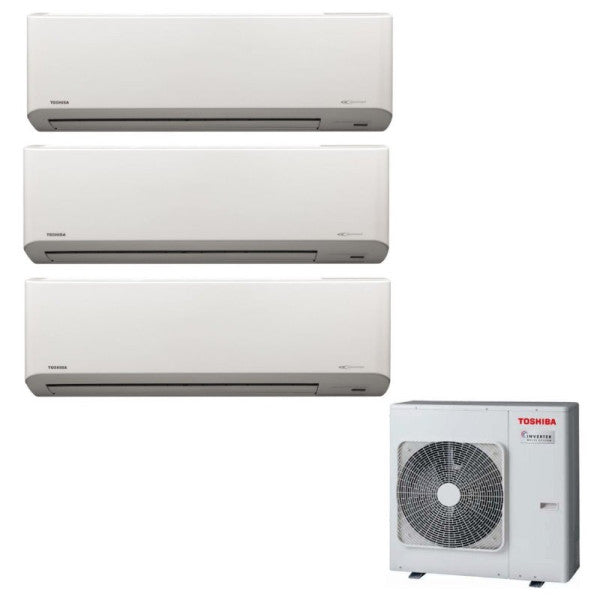 TOSHIBA 東芝 RAS-M10N4KVx3/RAS-3M26S3AV-E 1匹+1匹+1匹 一拖三 變頻冷暖分體式冷氣機