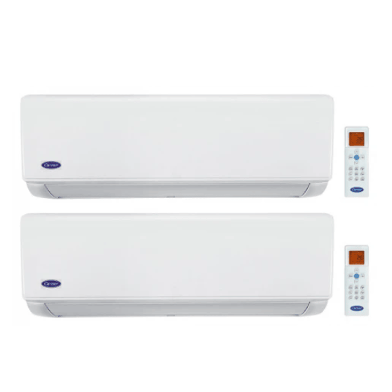 CARRIER 開利 1匹+1.5匹 一拖二 變頻冷暖型 多聯式掛牆分體冷氣機 (42QHG009DSM+42QHG012DSM/38QUS027DS31)
